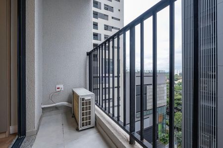 Studio - Varanda de kitnet/studio para alugar com 1 quarto, 25m² em Pinheiros, São Paulo