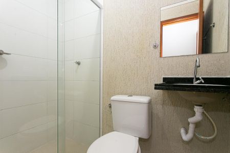 Banheiro de apartamento para alugar com 1 quarto, 27m² em Chácara Santo Antônio (zona Leste), São Paulo