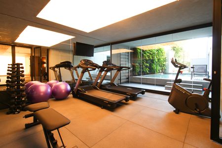 Apartamento para alugar com 69m², 1 quarto e 1 vaga Apartamento para alugar com 69m², 1 quarto e 1 vagaÁrea comum - Academia