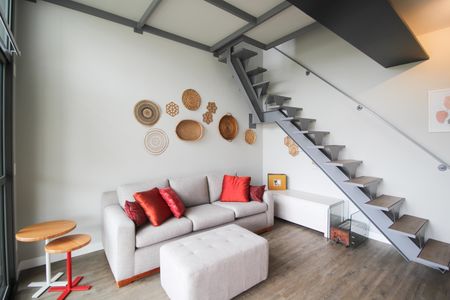 Sala de apartamento à venda com 1 quarto, 69m² em Moema, São Paulo