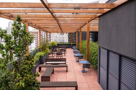 Studio à venda com 27m², 1 quarto e sem vagaÁrea Externa