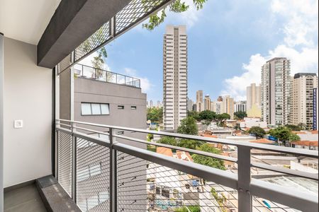 Studio à venda com 27m², 1 quarto e sem vagaVaranda