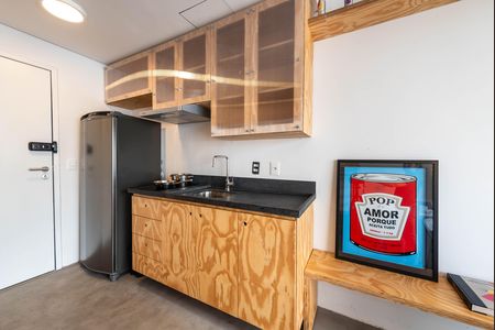 Studio à venda com 27m², 1 quarto e sem vagaCozinha