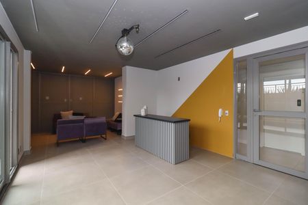 Área comum de kitnet/studio para alugar com 1 quarto, 24m² em Pinheiros, São Paulo