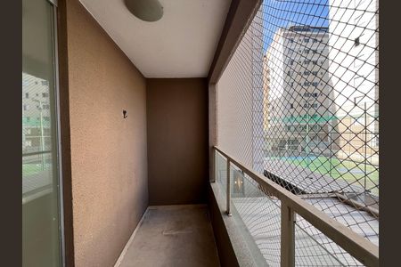 Varanda da Sala de apartamento à venda com 2 quartos, 52m² em Castelo, Belo Horizonte