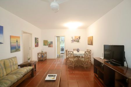 Sala de apartamento para alugar com 3 quartos, 120m² em Vila Maia, Guarujá