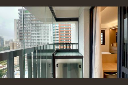 Studio para alugar com 27m², 1 quarto e sem vagaVaranda