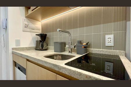 Studio para alugar com 27m², 1 quarto e sem vagaCozinha
