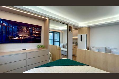 Studio para alugar com 27m², 1 quarto e sem vagaQuarto