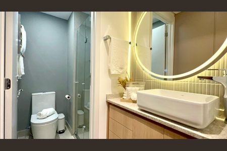 Studio para alugar com 27m², 1 quarto e sem vagaBanheiro