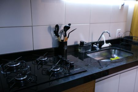 Apartamento para alugar com 35m², 2 quartos e sem vaga Apartamento para alugar com 35m², 2 quartos e sem vagaDetalhe da cozinha