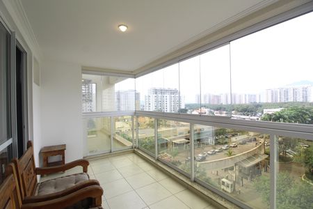 Sala - Varanda de apartamento para alugar com 3 quartos, 75m² em Barra da Tijuca, Rio de Janeiro