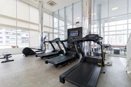 Apartamento para alugar com 34m², 1 quarto e 1 vaga Apartamento para alugar com 34m², 1 quarto e 1 vagaAcademia