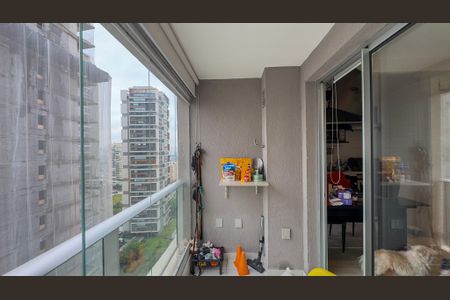 Sacada de apartamento para alugar com 1 quarto, 34m² em Brooklin, São Paulo