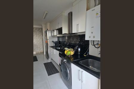 Cozinha de apartamento à venda com 3 quartos, 79m² em Chácara Agrindus, Taboão da Serra