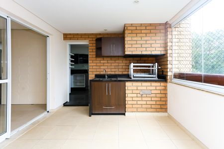 Varanda da Sala de apartamento para alugar com 3 quartos, 163m² em Vila Andrade, São Paulo