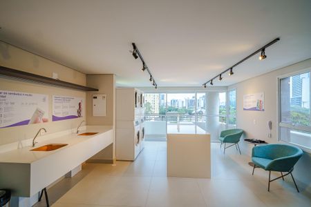 Studio para alugar com 26m², 1 quarto e sem vaga Studio para alugar com 26m², 1 quarto e sem vagaÁrea comum - Lavanderia
