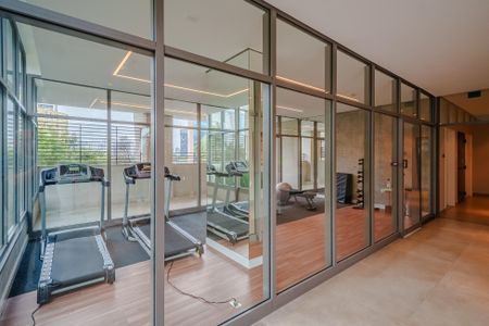 Studio para alugar com 26m², 1 quarto e sem vaga Studio para alugar com 26m², 1 quarto e sem vagaÁrea comum - Academia