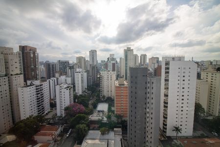 Vista da Sala de apartamento para alugar com 1 quarto, 57m² em Santo Amaro, São Paulo