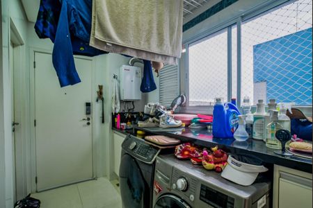 Área de Serviço de apartamento à venda com 4 quartos, 184m² em Campestre, Santo André