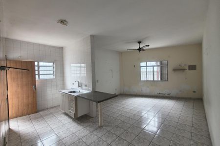 Sala de casa para alugar com 1 quarto, 56m² em Cidade das Crianças, Praia Grande