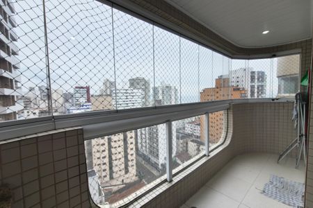 Sacada  de apartamento para alugar com 2 quartos, 136m² em Aviação, Praia Grande