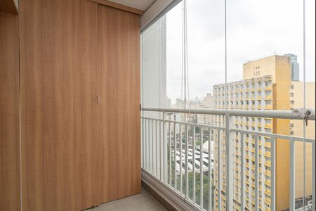 Varanda do Quarto de apartamento para alugar com 1 quarto, 98m² em Centro Histórico de São Paulo, São Paulo