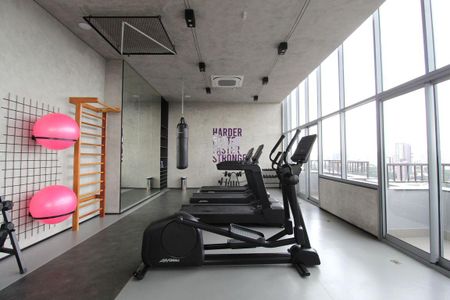 Área comum - Academia de kitnet/studio para alugar com 1 quarto, 24m² em Vila Olímpia, São Paulo