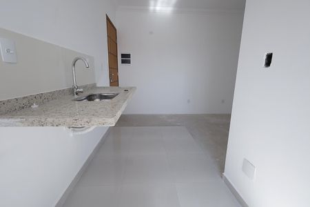 Cozinha de apartamento à venda com 2 quartos, 54m² em Vila Pires, Santo André