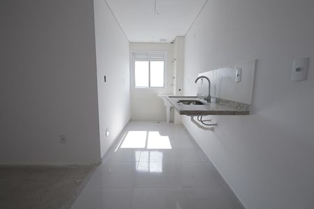 Cozinha de apartamento à venda com 2 quartos, 54m² em Vila Pires, Santo André