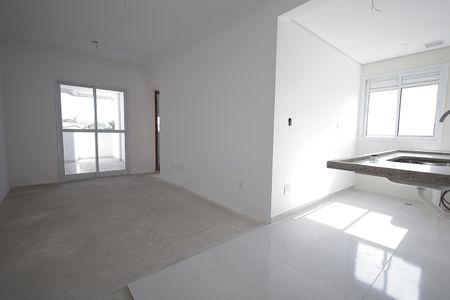 Sala de apartamento à venda com 2 quartos, 54m² em Vila Pires, Santo André