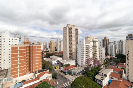 Vista da varanda de apartamento à venda com 3 quartos, 85m² em Cambuí, Campinas