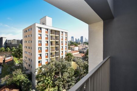 Studio para alugar com 24m², 1 quarto e sem vagavista varanda quarto