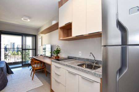 Studio para alugar com 24m², 1 quarto e sem vagacozinha