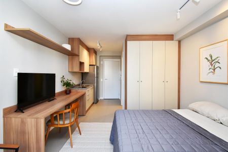 Studio para alugar com 24m², 1 quarto e sem vagaquarto