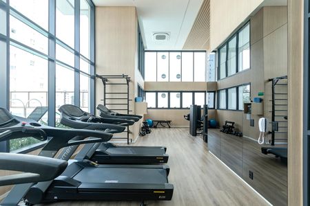 Studio à venda com 28m², 1 quarto e sem vaga Studio à venda com 28m², 1 quarto e sem vagaAcademia