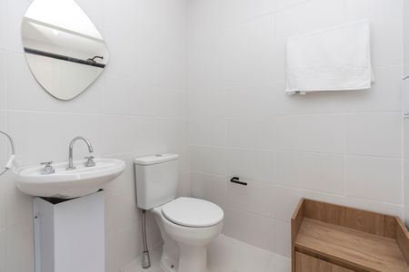 Studio à venda com 28m², 1 quarto e sem vaga Studio à venda com 28m², 1 quarto e sem vagaBanheiro