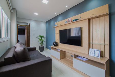 Sala de apartamento para alugar com 2 quartos, 122m² em Vila Dirce, Mauá