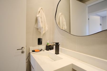 Apartamento à venda com 59m², 2 quartos e 1 vagaBanheiro Social