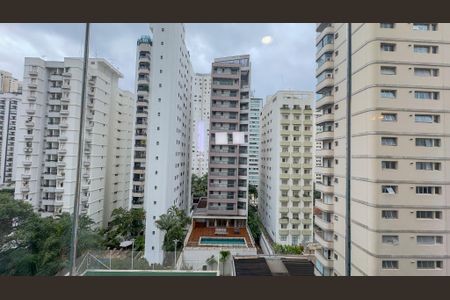 Vista da Sacada de kitnet/studio para alugar com 1 quarto, 38m² em Brooklin, São Paulo