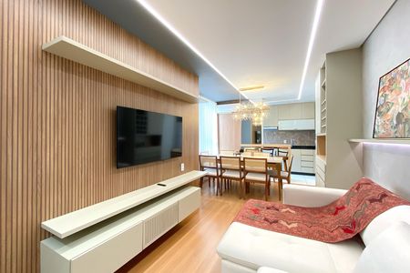 Sala de apartamento à venda com 2 quartos, 54m² em Liberdade, Belo Horizonte
