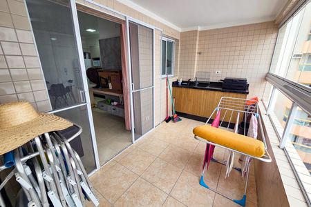 Varanda de apartamento para alugar com 1 quarto, 45m² em Aviação, Praia Grande