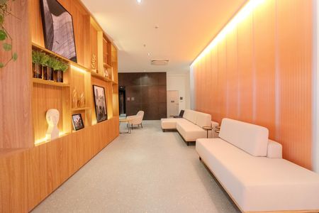 Studio para alugar com 23m², 1 quarto e 1 vaga Studio para alugar com 23m², 1 quarto e 1 vagaHall de entrada