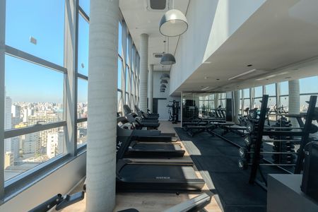 Studio para alugar com 23m², 1 quarto e 1 vaga Studio para alugar com 23m², 1 quarto e 1 vagaÁrea comum - Academia