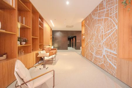 Studio para alugar com 23m², 1 quarto e 1 vaga Studio para alugar com 23m², 1 quarto e 1 vagaHall de entrada