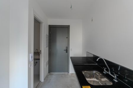 Cozinha de kitnet/studio para alugar com 1 quarto, 23m² em Consolação, São Paulo