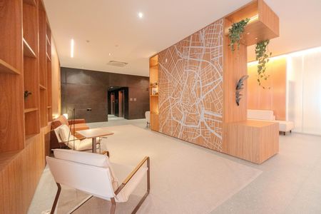 Studio para alugar com 23m², 1 quarto e 1 vaga Studio para alugar com 23m², 1 quarto e 1 vagaHall de entrada
