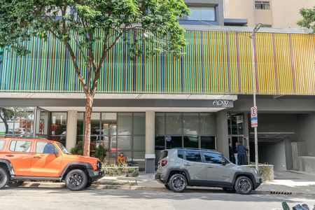Studio para alugar com 23m², 1 quarto e 1 vaga Studio para alugar com 23m², 1 quarto e 1 vagaFachada