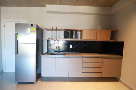 Sala/cozinha de apartamento para alugar com 1 quarto, 44m² em Jardim Antartica, Ribeirão Preto