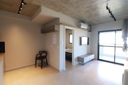 Sala/cozinha de apartamento para alugar com 1 quarto, 44m² em Jardim Antartica, Ribeirão Preto